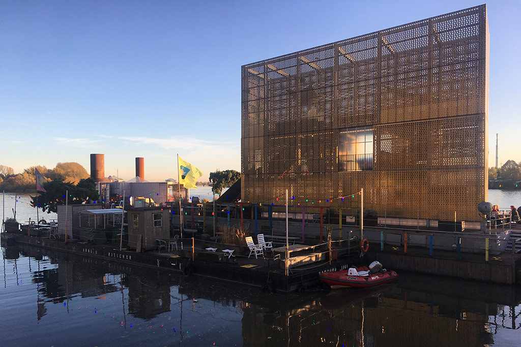 Der Goldene Pavillon in Entenwerder © Stadtkuratorin Hamburg