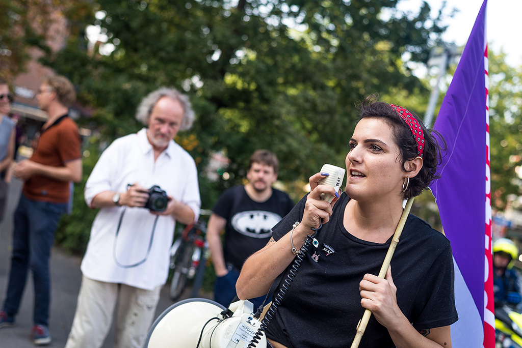 Algorhythmus Marsch vom Schulterblatt zum Westwerk. Fotos © Daniel Nide