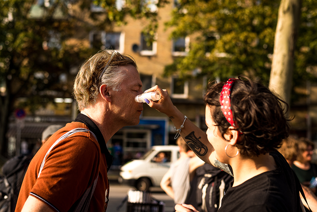 Algorhythmus Marsch vom Schulterblatt zum Westwerk. Fotos © Daniel Nide