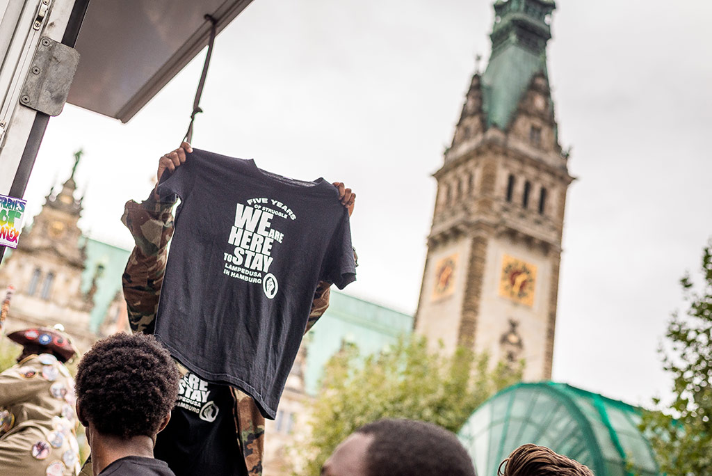 We’ll Come United-Parade beim Rathaus in Hamburg © Daniel Nide